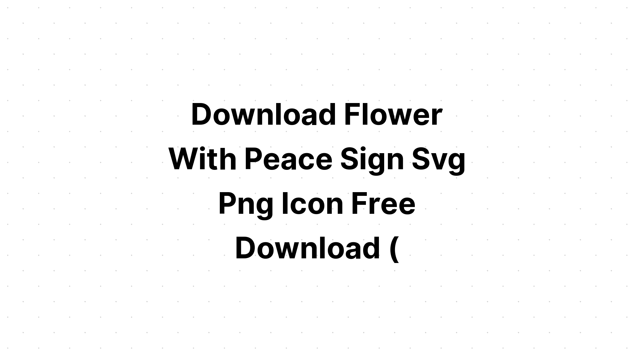 Download Peace Free Svg - Layered SVG Cut File